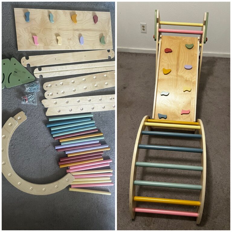 finished version of a climbing kit for kids