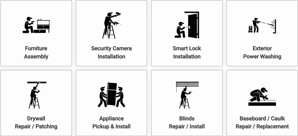 Services offered by Vondo Hom Improvement and Handy Pros Jamaica